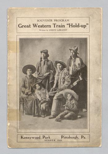 "Great Western Train Hold Up" Souvenir Program