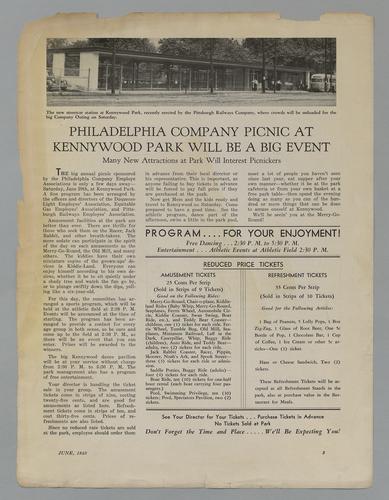Philadelphia Company Picnic