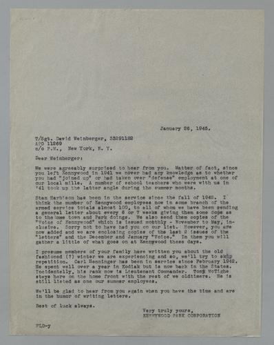 Kennywood reply to David Weinberger