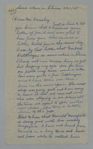 Letter from Joseph P. Williams (Joe) to Kennywood (2)