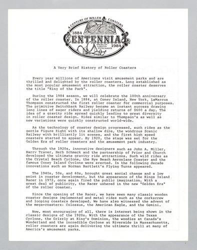 American Coaster Enthusiasts Fact Sheet