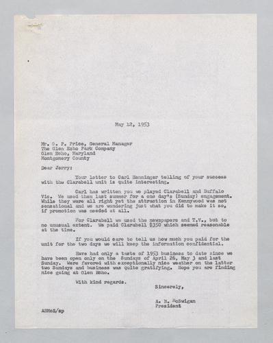 Letter from Kennywood to Glen Echo (1)
