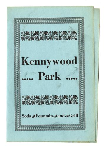 Soda Fountain and Grill Menu