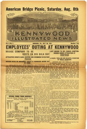 Kennywood Illustrated News Vol.4 No.1