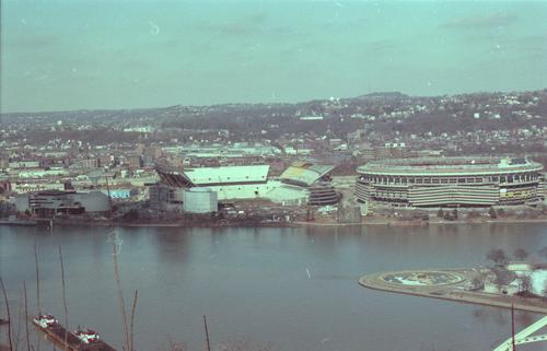 Three Rivers Stadium and Heinz Field