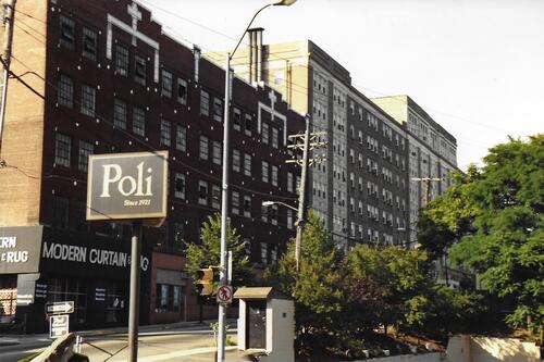 Poli, Morrowfield Apartment Hotel, Morrowfield Parking Garage, and Modern Curtain & Rug