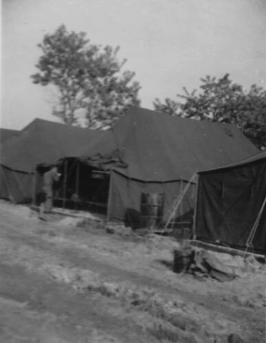 Anti-aircraft Battery Tents in Frick Park 