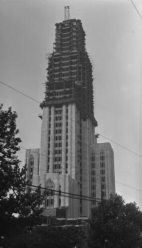 Cathedral of Learning Under Construction