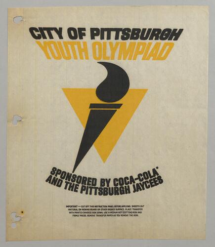 Iron-on Youth Olympiad Decalcomania