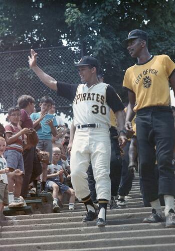 Maury Wills and Ed Fleming