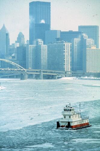 Frozen Allegheny River