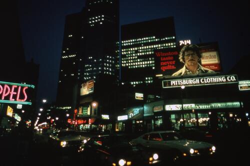 Liberty Avenue at Night
