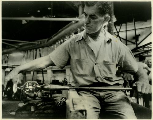 Lenox Employee Casting the Foot