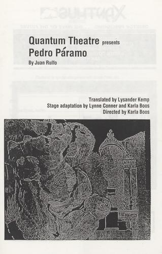 Theatre program - Pedro Páramo