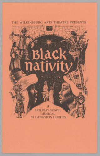 Theatre program - Black Nativity