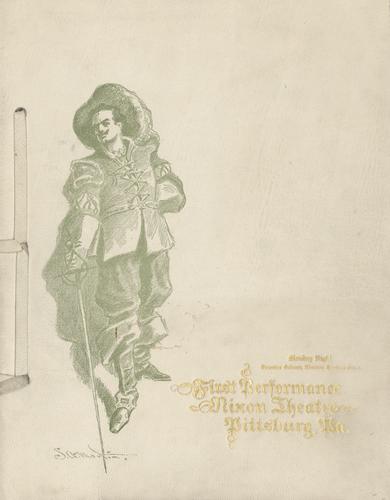 Theatre program - Erminie inaugual performance at the Nixon