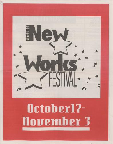 Theatre program - New Works Festival