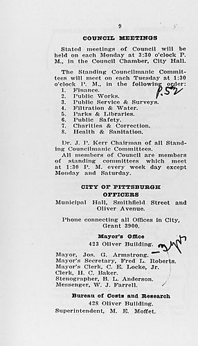 Councilmanic handbook of Pittsburgh