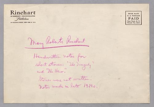 "The Hero" and "The Tragedy" - notes