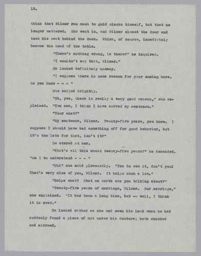 "The Philanderer's Wife"