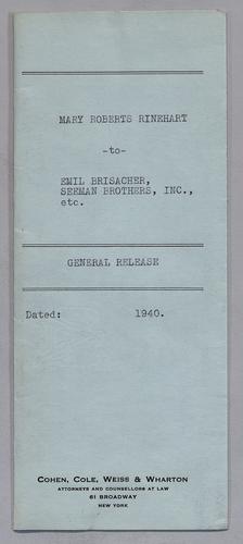 Mi - My [Correspondence]
