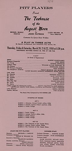 The Teahouse of the August Moon