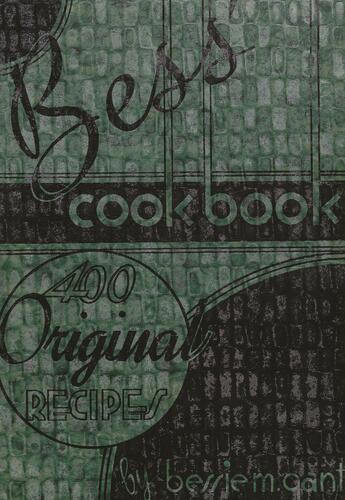 Bess' cook book