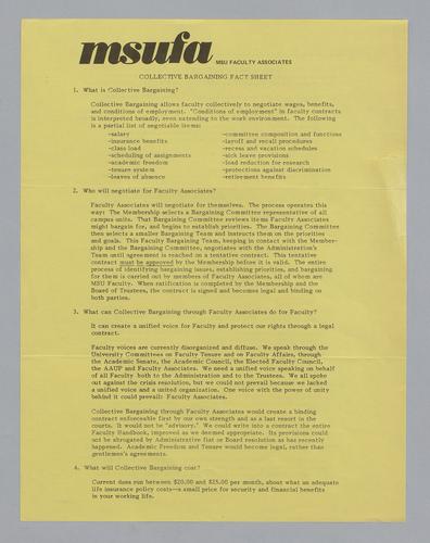 Michigan State University Faculty Associates (MSUFA)