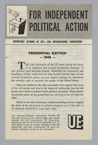 Important Actions of UE's 13th International Convention