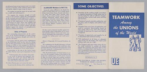 "Teamwork Among the Unions of the World" Booklet