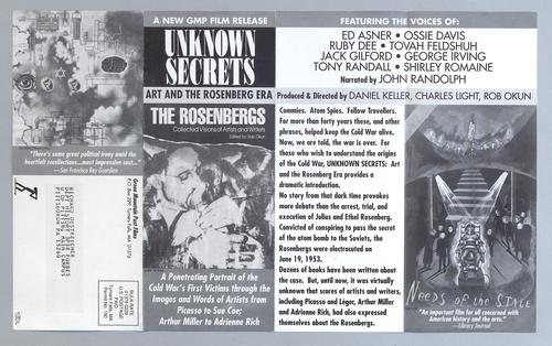 "Unknown Secrets: Art and the Rosenberg Era" Mail Order