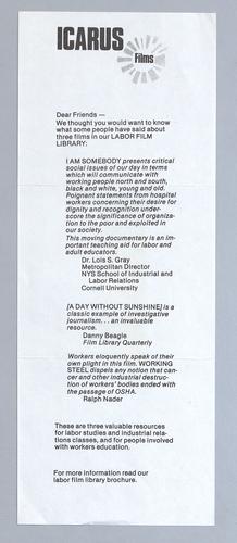 Icarus Films Mailing