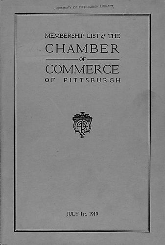 Membership list of the Chamber of Commerce of Pittsburgh
