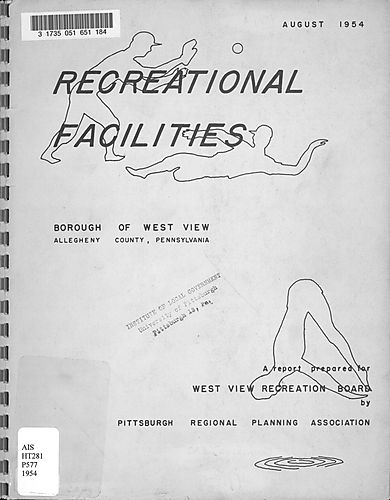 report on recreational facilities, borough of West View
