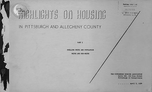 Highlights on housing in Pittsburgh and Allegheny County