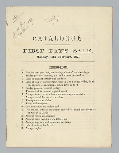 Auction Catalog