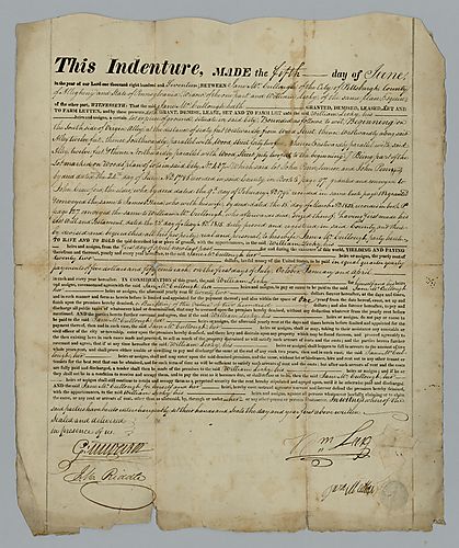 Deed to the Estate of Jane McCullough