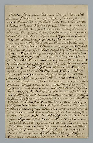 William Boyle, William Darlington, and Mary O'Hara, Deed
