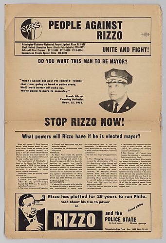 People Against Rizzo Newsletter