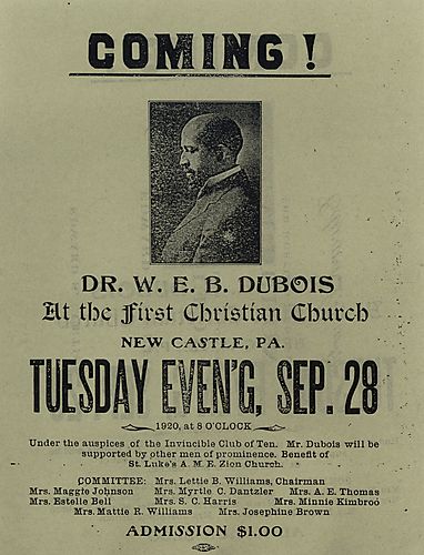 Coming! W.E.B. DuBois