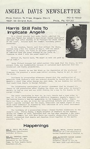 Angela Davis Newsletter