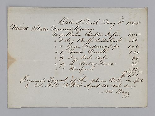 Receipts and Ledgers