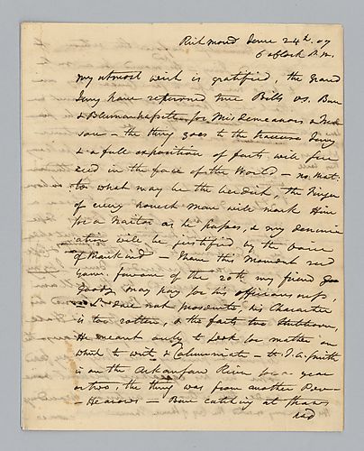 James Wilkinson to Samuel H. Smith