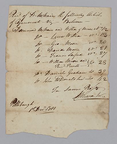 Receipts and Ledgers