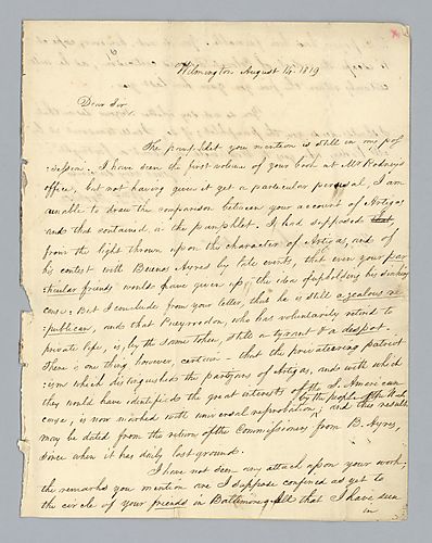 William P. Brobson to H. M. Brackenridge (LB# 16)