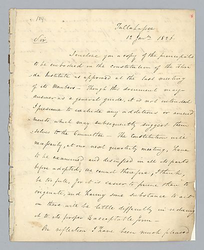 James Gadsden to H. M. Brackenridge (LB# 104)
