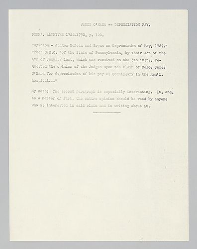 Typed excerpts from newspapers