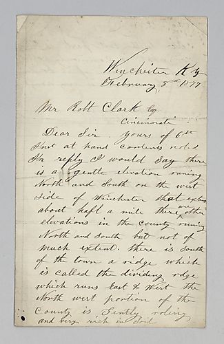 J. L. Keyes to William M. Darlington