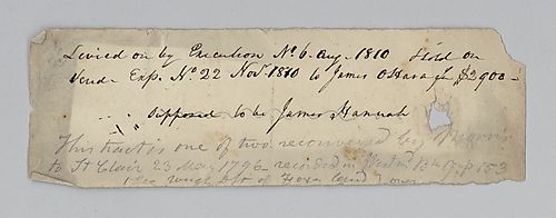 Official Land Office record