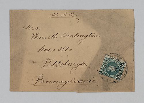 Envelopes to William M. Darlington